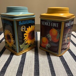 Oneida Vintage Label Collection Canisters
